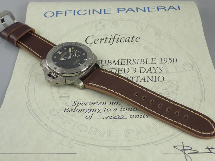 パネライ ルミノール Ref.PAM00569 ブラック文字盤 美品 submersible-3