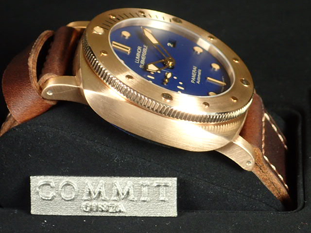 パネライ ルミノール SUBMERSIBLE 1950 3 DAYS POWER RESERVE AUTOMATIC BRONZO 47mm PAM00671 限定1000本