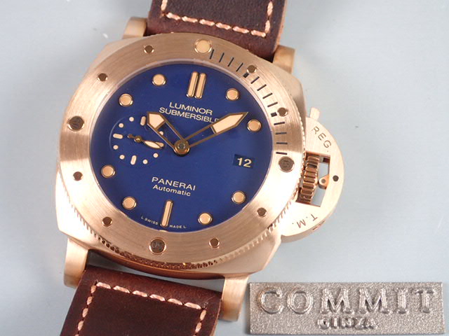 パネライ ルミノール SUBMERSIBLE 1950 3 DAYS POWER RESERVE AUTOMATIC BRONZO 47mm PAM00671 限定1000本