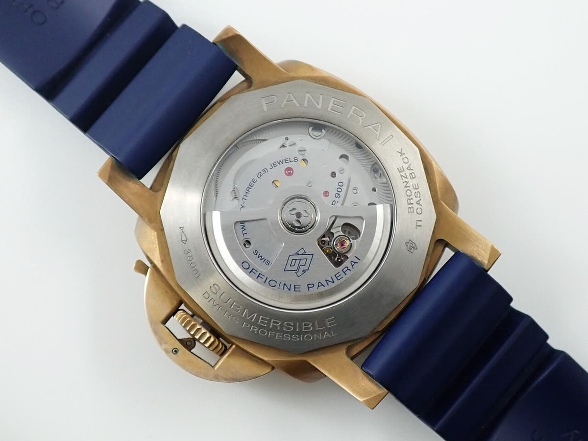 パネライ サブマーシブル ブロンゾ ブルー アビッソ Ref.PAM01074 ブルー文字盤 中古 30HLKUUJ