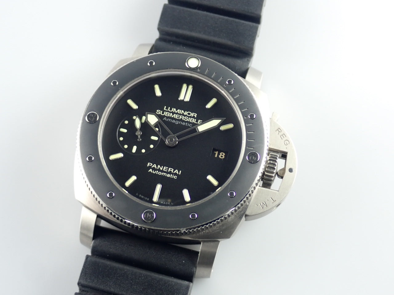 Panerai Luminor 1950 Submersible Amagnetic 3 Days Automatic Titanium &lt;Warranty, Box, etc.&gt;