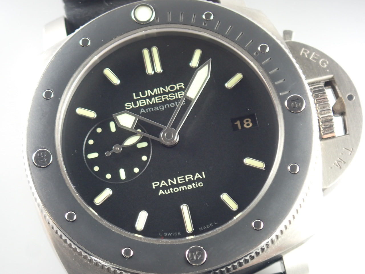 Panerai Luminor 1950 Submersible Amagnetic 3 Days Automatic Titanium &lt;Warranty, Box, etc.&gt;