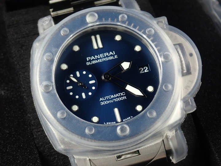 パネライ サブマーシブル Ref.PAM01068 ブルー文字盤 未使用 submersible-7