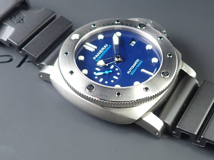 パネライ ルミノール1950 サブマーシブル BMG-TECH 3DAYS オートマティック Ref.PAM00692 ブルー文字盤 中古 532T03ZL