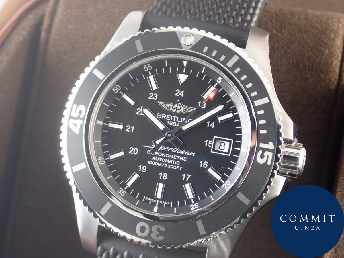 Breitling Superocean II Ref.A17392D7/BG84 Black Dial Used Super-Ocean