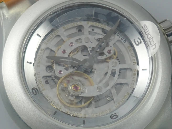 スウォッチ ディアファン・ワン Ref.SVAK1001 スケルトン文字盤 中古 swatch