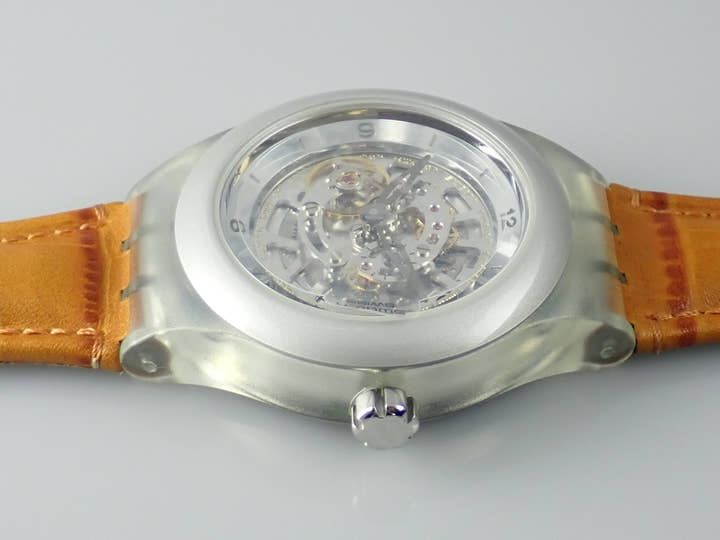 スウォッチ ディアファン・ワン Ref.SVAK1001 スケルトン文字盤 中古 swatch