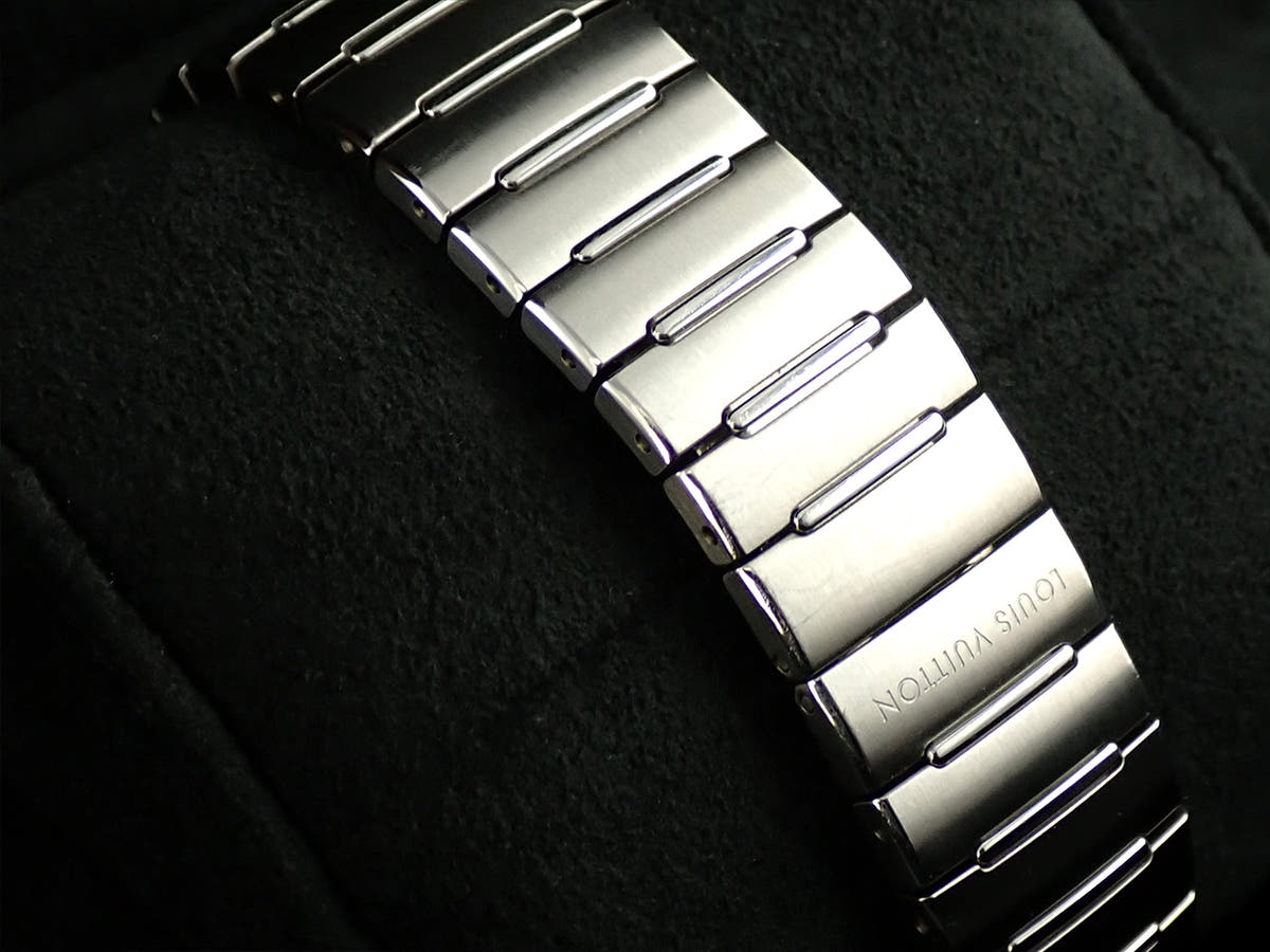 ルイヴィトン タンブール  オトマティック Ref.W1ST20 ブルー文字盤 美品 HZT09WAT