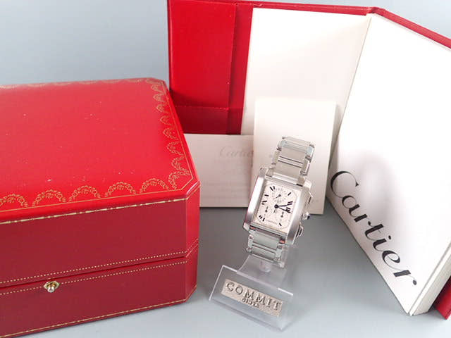カルティエ タンク Ref.2303 ホワイト文字盤 中古 tank-2
