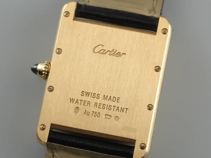 カルティエ タンク Ref.W1529756 シルバー文字盤 中古 tank-5