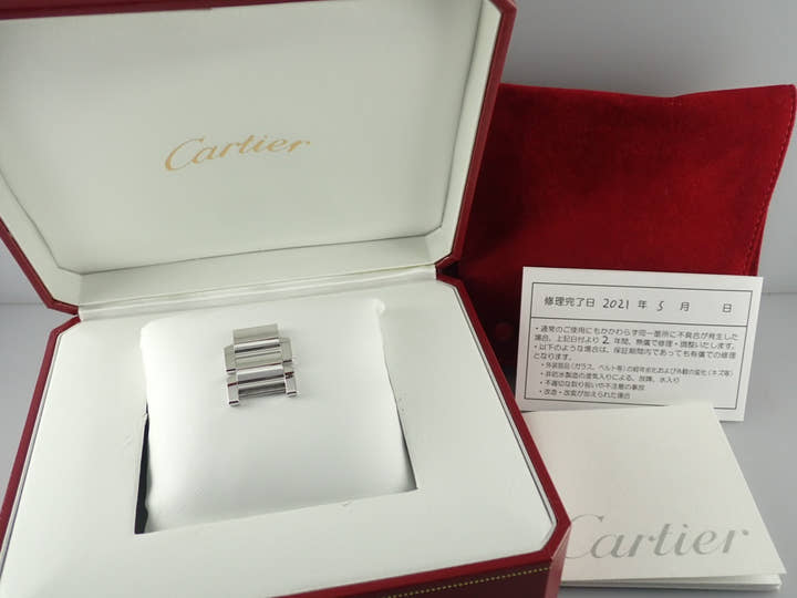 カルティエ タンク Ref.W50011S3 シルバー文字盤 美品 tank-8