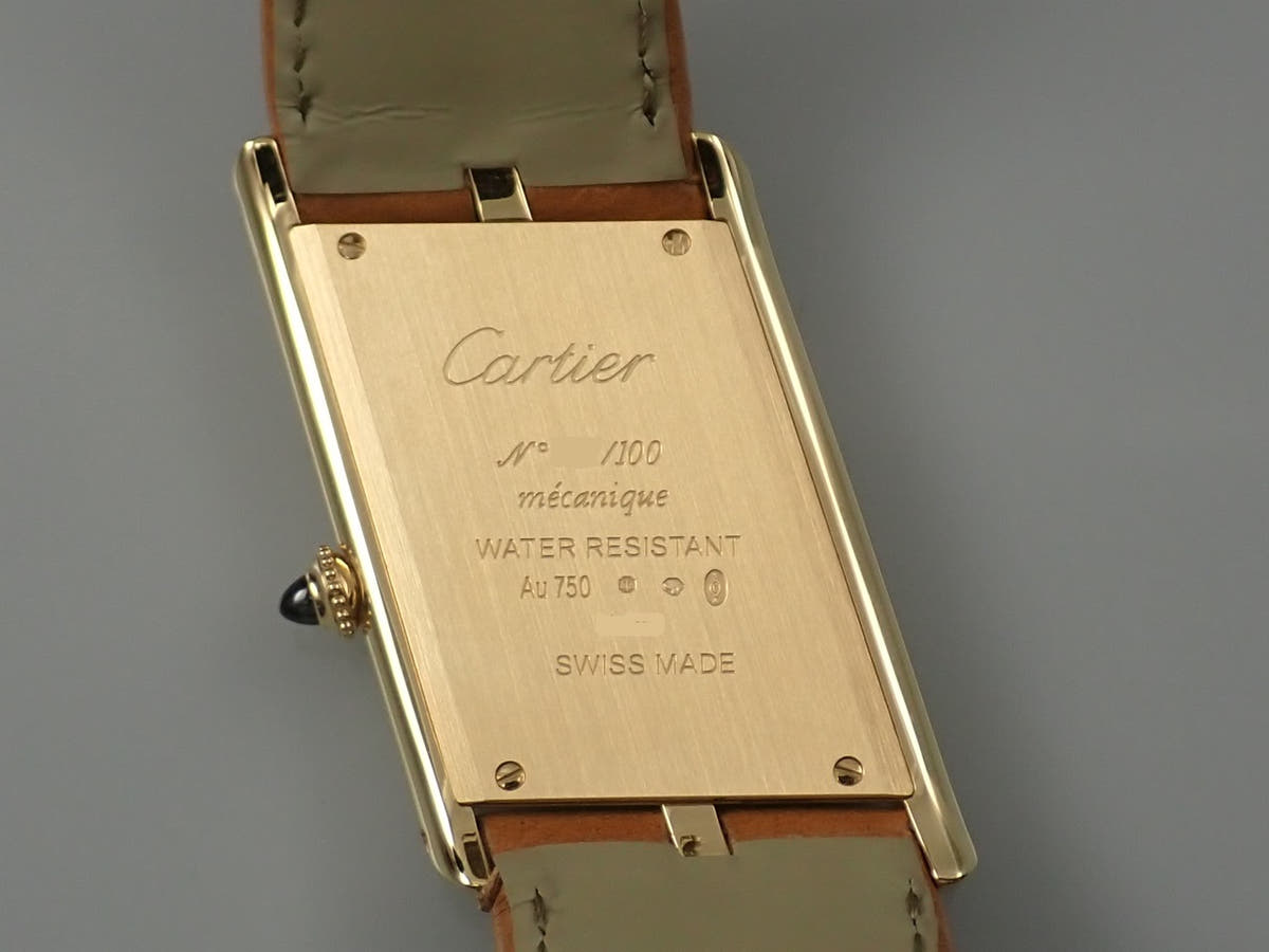 カルティエ タンク アシメトリック ウォッチ Ref.WGTA0044 シャンパン文字盤 美品 XMLG0893