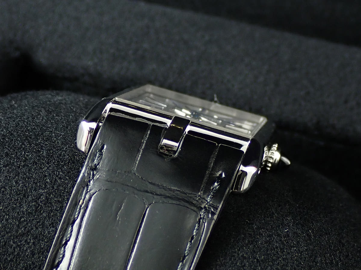 カルティエ タンク アシメトリック ウォッチ Ref.WHTA0012 スケルトン文字盤 美品 X5YF4275