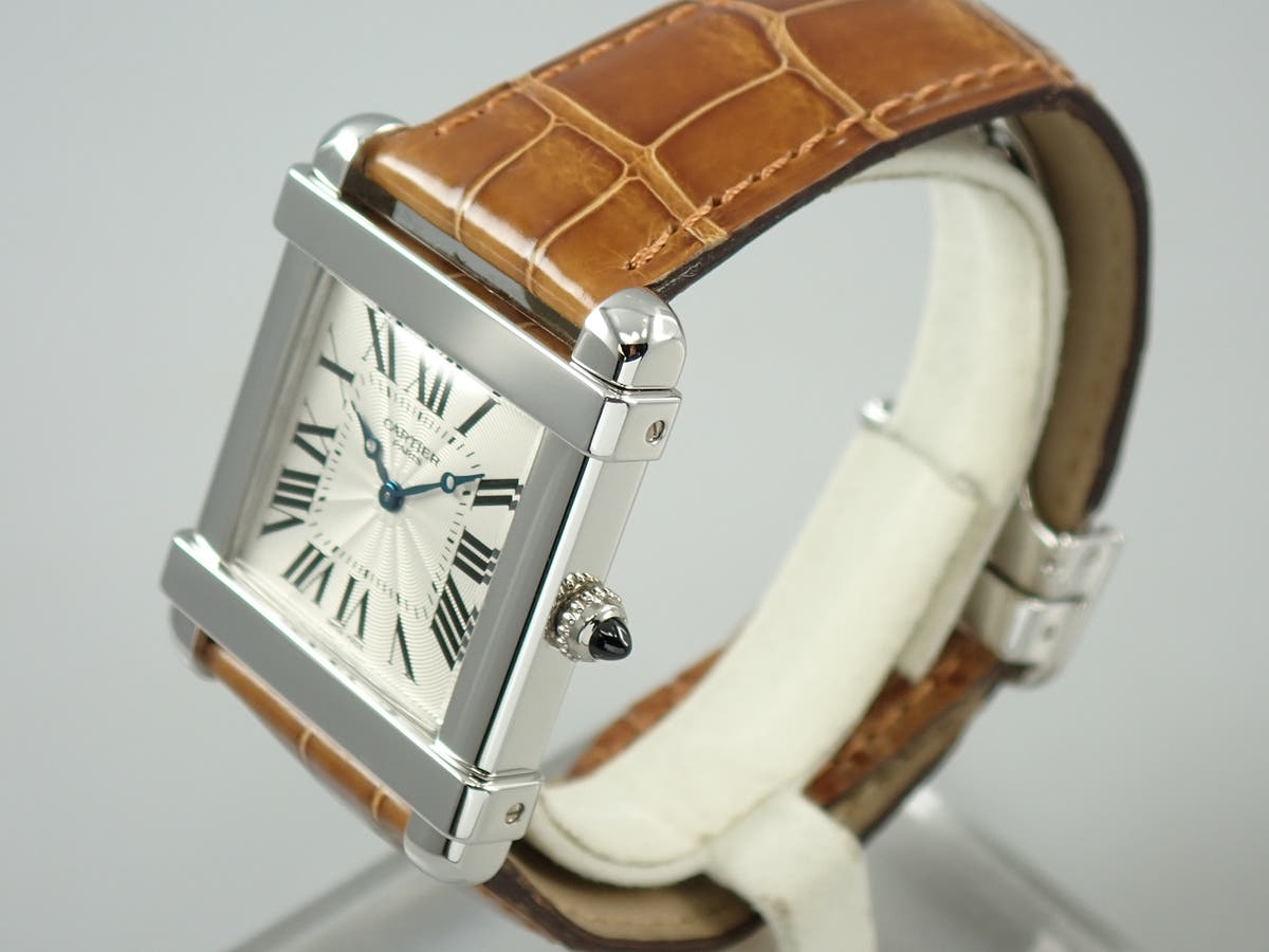カルティエ タンク シノワーズ LM Ref.2685H シルバー文字盤 美品 95R0VJ7Y