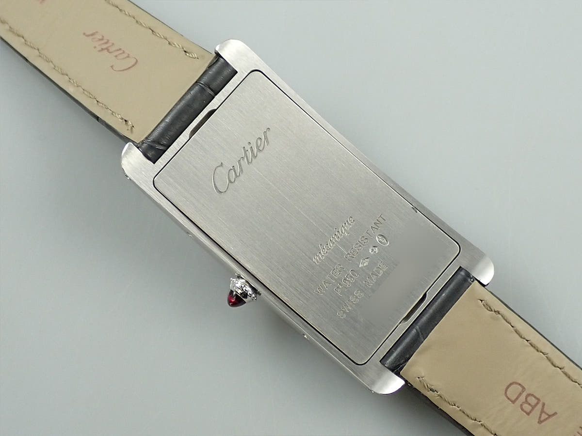 カルティエ タンク サントレ Ref.WGTA0027 シルバー文字盤 中古 19P5TJWH