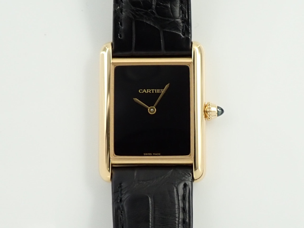 Cartier Tank Louis Cartier Watch Ref.WGTA0091 18KYG Black Dial