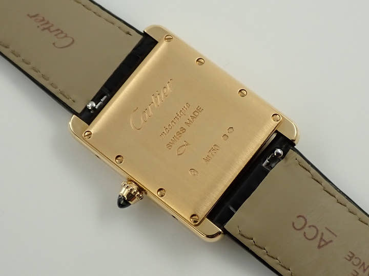 カルティエ タンク ルイ カルティエ ウォッチ Ref.WGTA0091 ブラック文字盤 中古 A76U9895