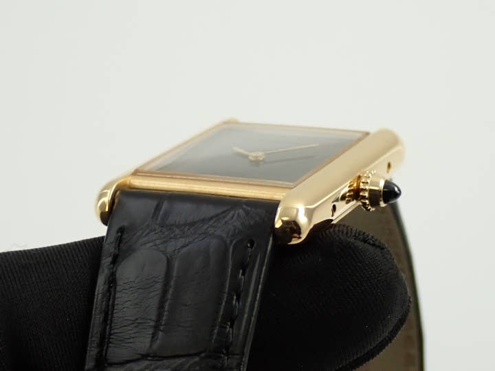 カルティエ タンク ルイ カルティエ ウォッチ Ref.WGTA0091 ブラック文字盤 中古 A76U9895