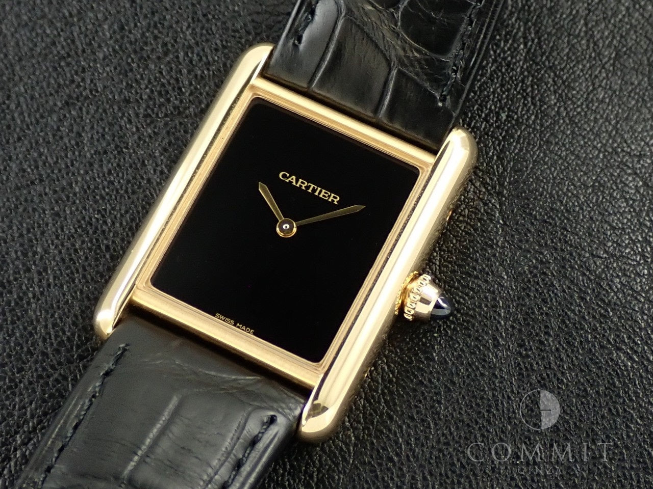 WGTA0091 Black Tank Louis Cartier Watch | Cartier | A76U9895