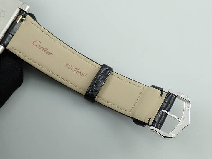 カルティエ タンク ノルマル Ref.WGTA0109 シルバー文字盤 美品 67W7FTSX