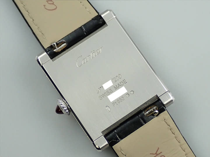 カルティエ タンク ノルマル Ref.WGTA0109 シルバー文字盤 美品 67W7FTSX
