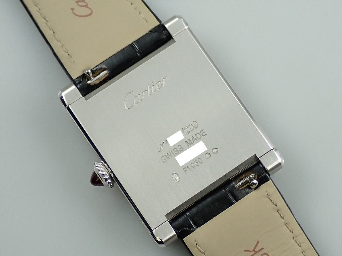 カルティエ タンク ノルマル Ref.WGTA0109 シルバー文字盤 美品 67W7FTSX