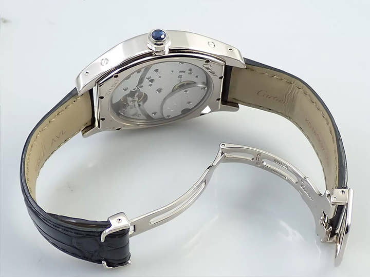カルティエ トーチュ XL パワーリザーブ 8デイズ Ref.W1545951 シルバー文字盤 中古 VKS5AY68