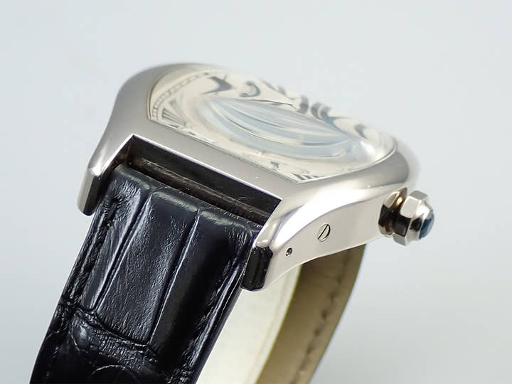 カルティエ トーチュ XL パワーリザーブ 8デイズ Ref.W1545951 シルバー文字盤 中古 VKS5AY68