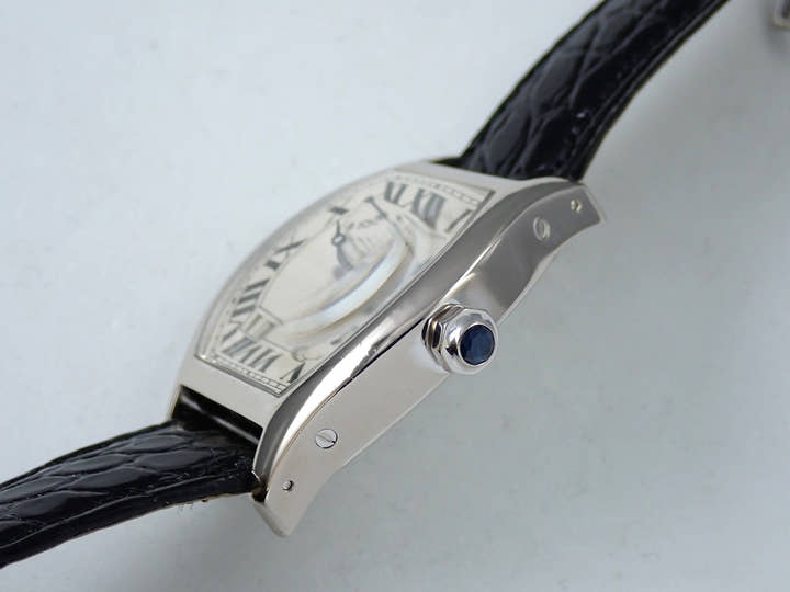 カルティエ トーチュ XL パワーリザーブ 8デイズ Ref.W1545951 シルバー文字盤 中古 0T0VKXVU