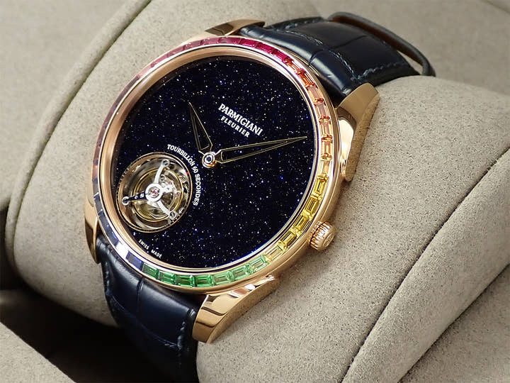 パルミジャーニフルリエ トンダ 1950 ムーンボー Ref.PFH279-1062500-HA3221 ブルーアベンチュリン文字盤 美品 6SH40016