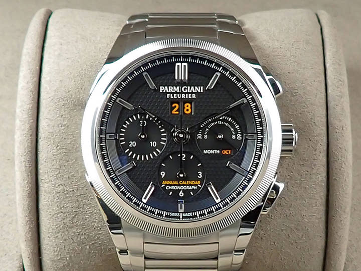 パルミジャーニフルリエ トンダ GT クロノグラフ Ref.PFC906-0000210-B00182 ブラック文字盤 未使用 HYX1FT71