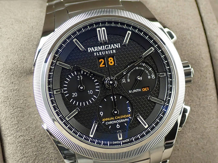 パルミジャーニフルリエ トンダ GT クロノグラフ Ref.PFC906-0000210-B00182 ブラック文字盤 未使用 HYX1FT71