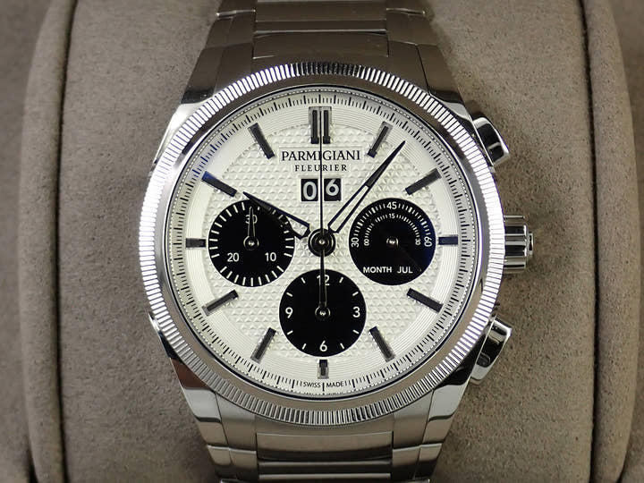 パルミジャーニフルリエ トンダ GT クロノグラフ Ref.PFC906-0000140-B00182 シルバー×ブラック文字盤 中古 UM4M3WV8
