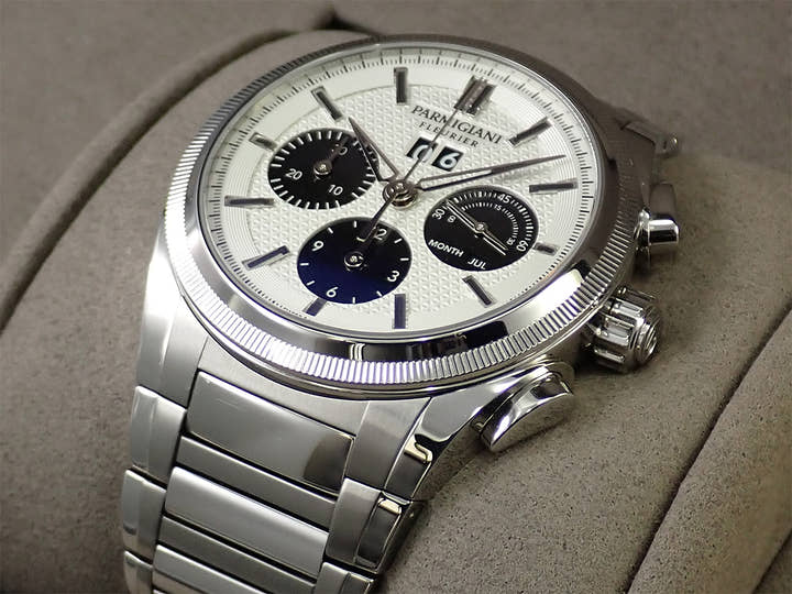 パルミジャーニフルリエ トンダ GT クロノグラフ Ref.PFC906-0000140-B00182 シルバー×ブラック文字盤 中古 UM4M3WV8