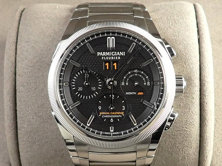 パルミジャーニフルリエ トンダ GT クロノグラフ Ref.PFC906-0000210-B00182 ブラック文字盤 中古 F5WV21LX