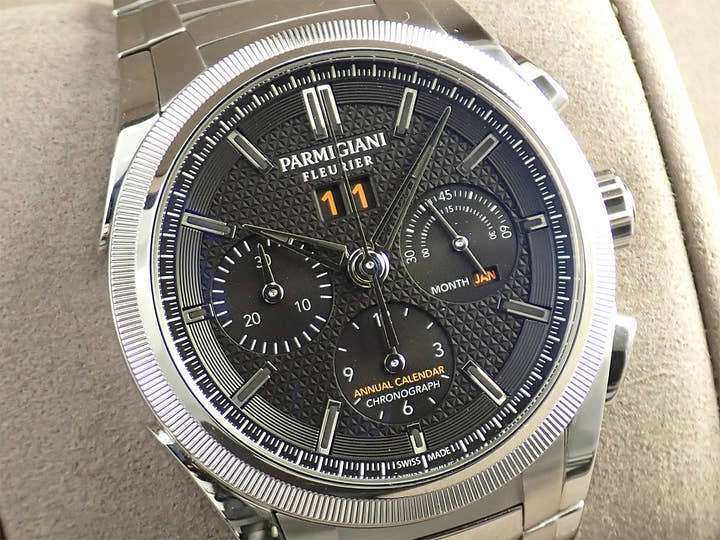 パルミジャーニフルリエ トンダ GT クロノグラフ Ref.PFC906-0000210-B00182 ブラック文字盤 中古 F5WV21LX