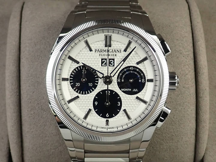 パルミジャーニフルリエ トンダ GT クロノグラフ Ref.PFC906-0000140-B00182 シルバー×ブラック文字盤 中古 U7TM9HX9