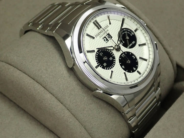 パルミジャーニフルリエ トンダ GT クロノグラフ Ref.PFC906-0000140-B00182 シルバー×ブラック文字盤 中古 U7TM9HX9