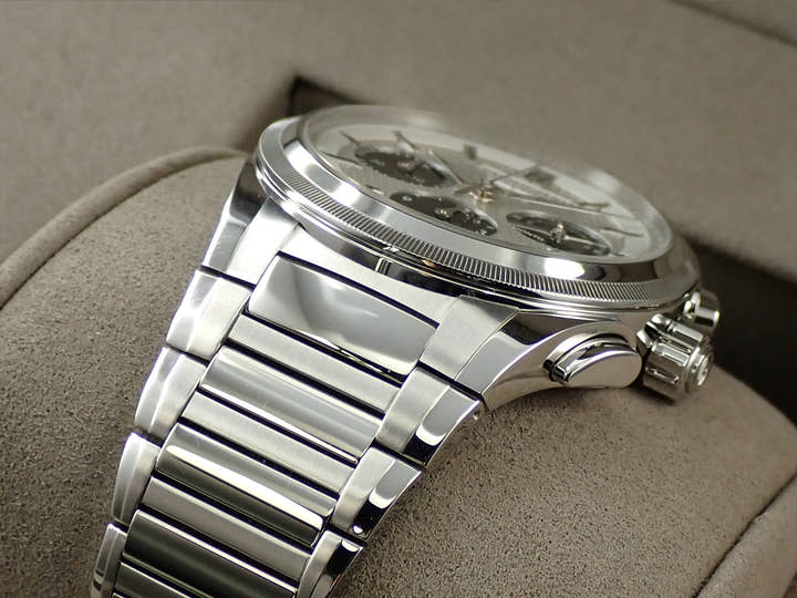 パルミジャーニフルリエ トンダ GT クロノグラフ Ref.PFC906-0000140-B00182 シルバー×ブラック文字盤 美品 W6L8SVJU