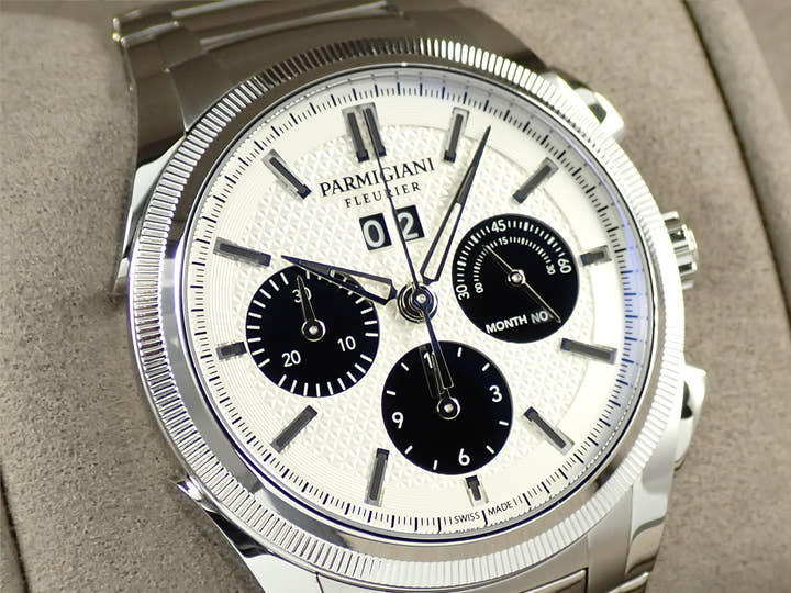 パルミジャーニフルリエ トンダ GT クロノグラフ Ref.PFC906-0000140-B00182 シルバー×ブラック文字盤 中古 1J3WFRFH