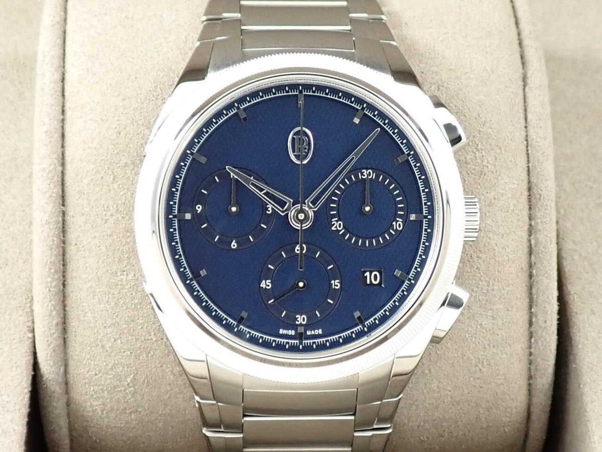 パルミジャーニフルリエ トンダ PF クロノグラフ Ref.PFC915-1020001-100182 ブルー文字盤 未使用 9T9FUYLY