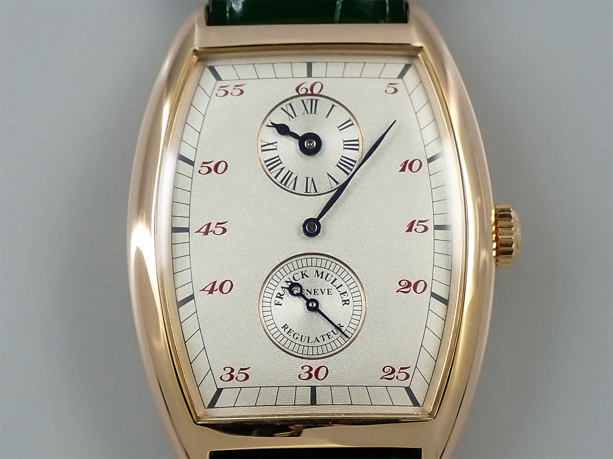 フランクミュラー トノーカーベックス レギュレーター ジャンピングアワー Ref.2852 SR シルバー文字盤 美品 C8L1J633