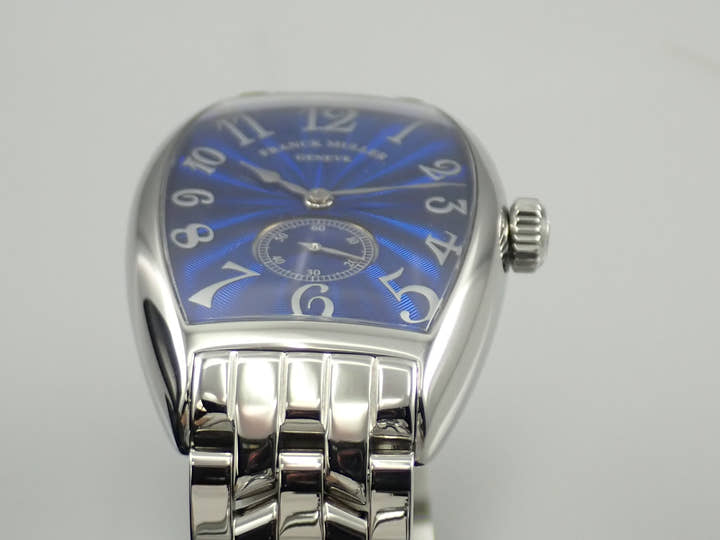 フランクミュラー トノウカーベックス 25th 1992リミテッド Ref.2851S6LTD 1992 BLUE AC ブルー文字盤 中古 9CT4Y2M8