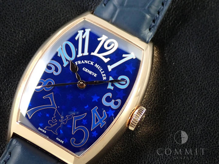 フランクミュラー トノウ カーベックス ファンタジア Ref.5850 SC W.D.LTD ブルー文字盤 美品 S3363947