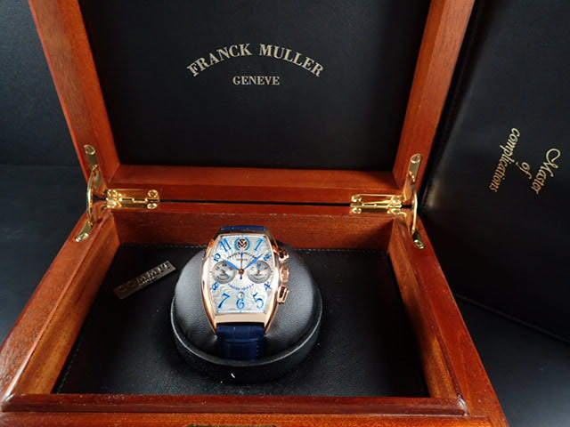 Franck Muller Tonneau Curvex Chronograph PRIDE OF GREECE [50 pieces limited to Greece]