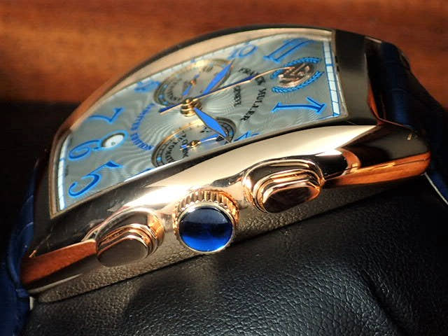 フランクミュラー トノウ Ref.8880CCDT シルバーギョウシェ文字盤 中古 tonneau-curvex-3