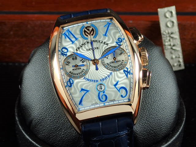 Franck Muller Tonneau Curvex Chronograph PRIDE OF GREECE [50 pieces limited to Greece]