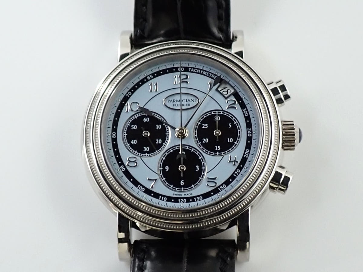 パルミジャーニフルリエ トリック クロノグラフ Ref.PF006783 ラベンダー文字盤 中古 9T6K7340