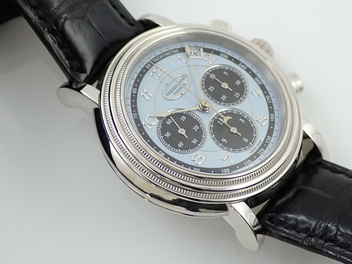 パルミジャーニフルリエ トリック クロノグラフ Ref.PF006783 ラベンダー文字盤 中古 9T6K7340