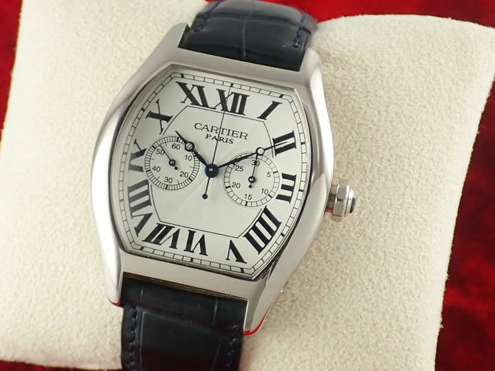 カルティエ トーチュ Ref.W1546551 シルバー文字盤 中古 tortue-2